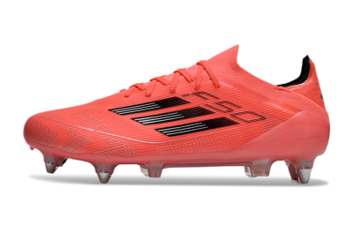 Adidas F50 Elite SG Low-Tops Soccer Cleats - Red/Black/Silver