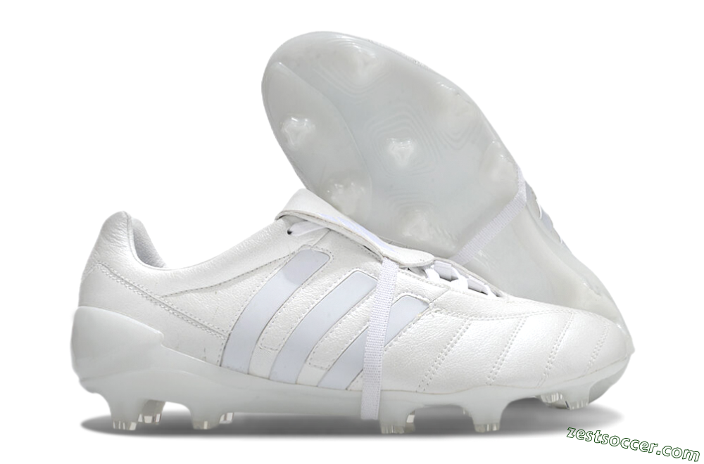 Adidas Predator Mutator Mania Tormentor Tongue FG Low-Tops Soccer Cleats - Silver/White 0