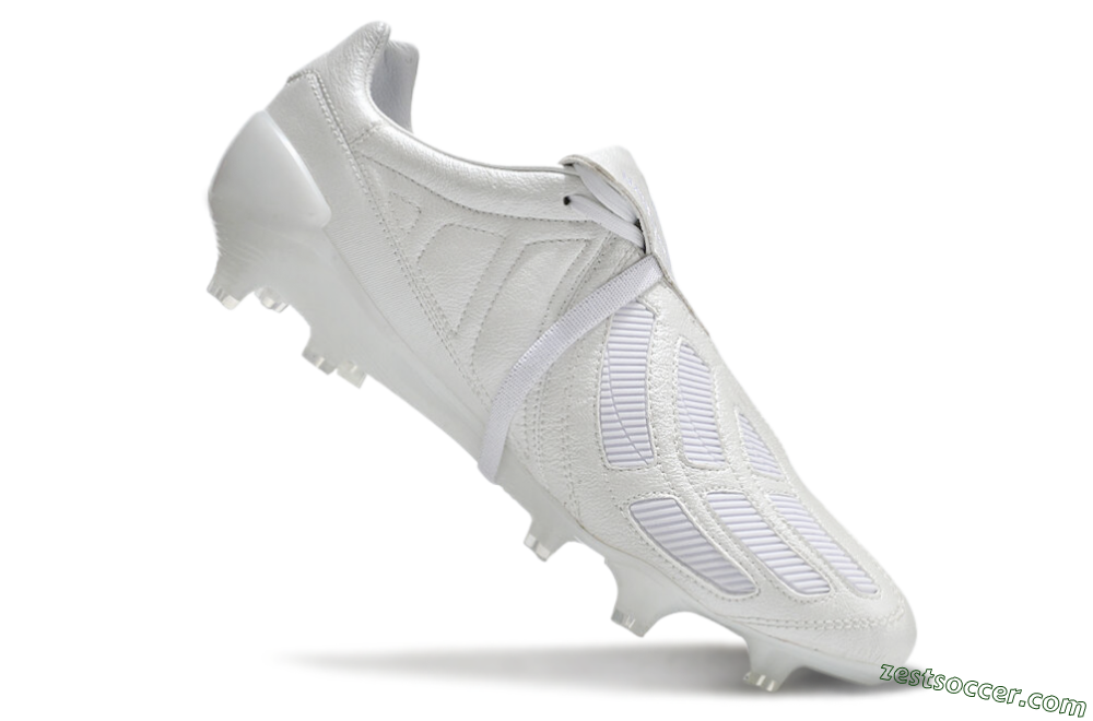 Adidas Predator Mutator Mania Tormentor Tongue FG Low-Tops Soccer Cleats - Silver/White 4