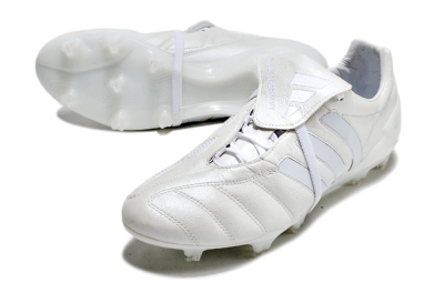 Adidas Predator Mutator Mania Tormentor Tongue FG Low-Tops Soccer Cleats - Silver/White