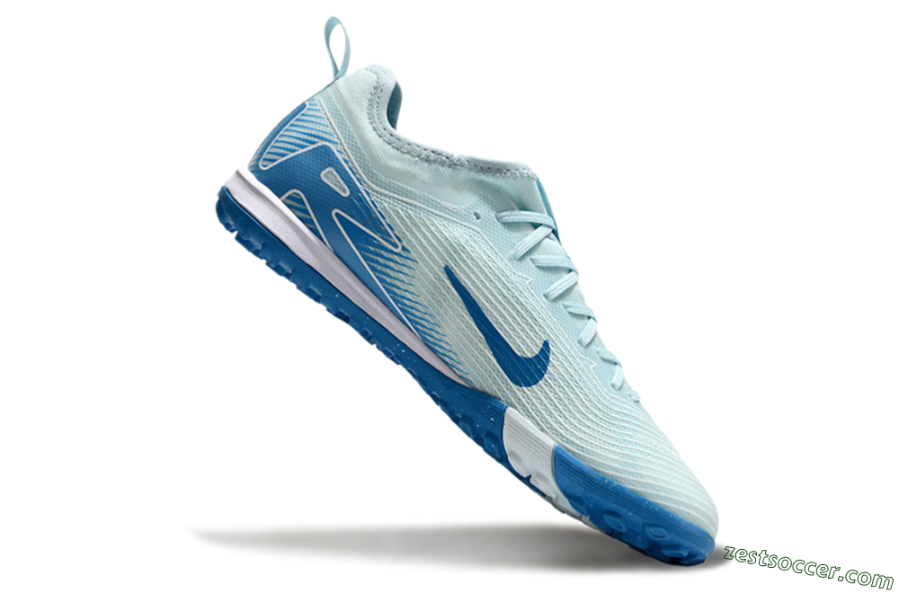 Nike Air Zoom Mercurial Vapor 16 Pro TF Low-Tops Soccer Shoes - Jade/Blue/White 4