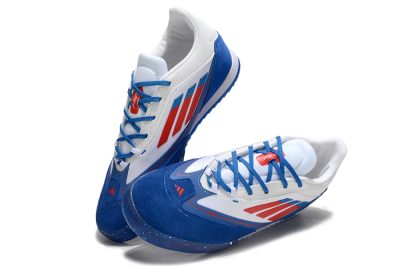 Adidas F50 Elite Messi IC Low-Tops Soccer Shoes - Blue/White/Red