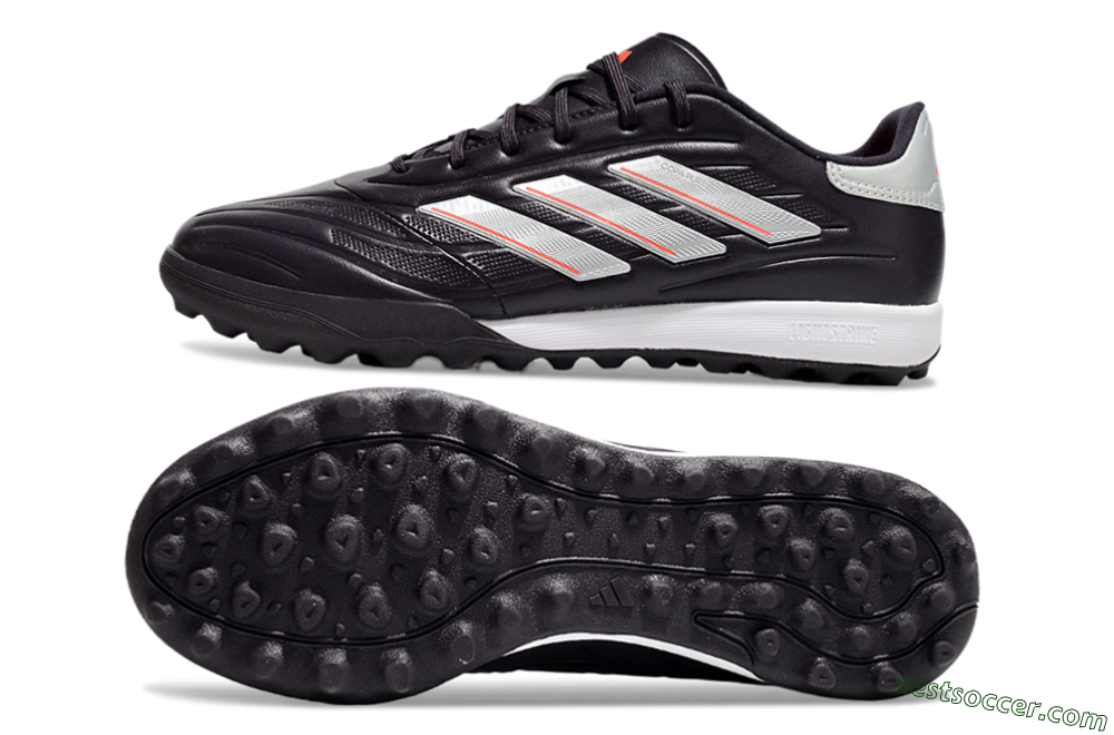 Adidas Copa Pure 3 TF Low-Tops Soccer Shoes - Black/Silver/White 1