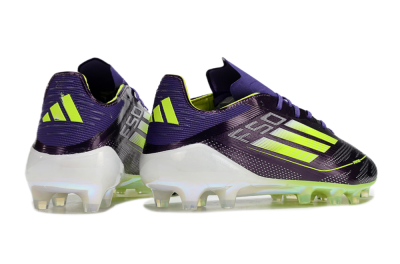 Adidas F50 Elite AG Low-Tops Soccer Cleats - Purple/Yellow/White