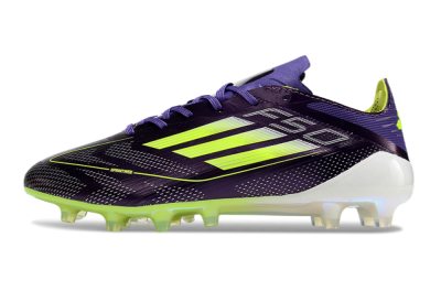 Adidas F50 Elite AG Low-Tops Soccer Cleats - Purple/Yellow/White