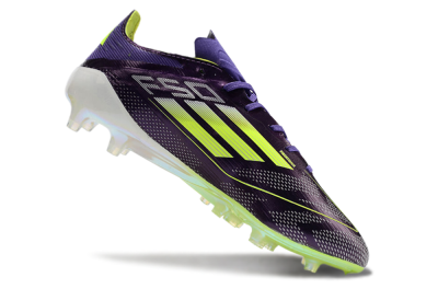 Adidas F50 Elite AG Low-Tops Soccer Cleats - Purple/Yellow/White