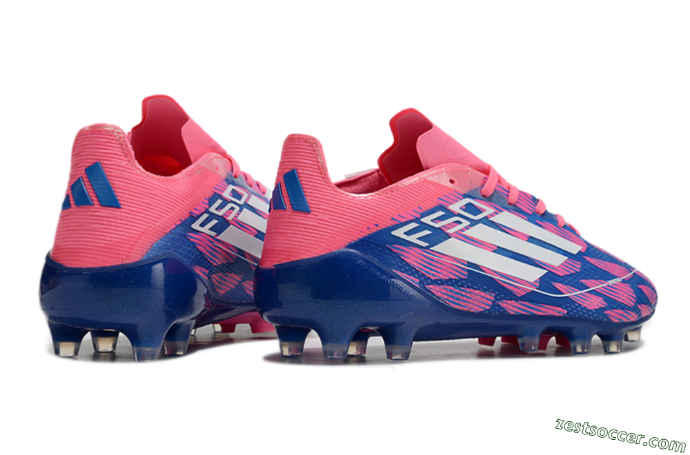 Adidas F50 Elite AG Low-Tops Soccer Cleats - Blue/Pink/White 6