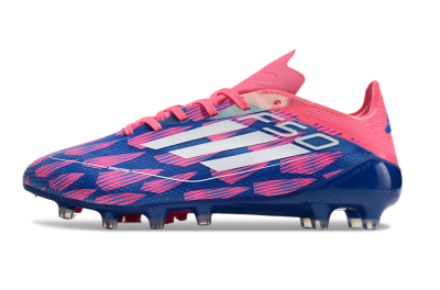 Adidas F50 Elite AG Low-Tops Soccer Cleats - Blue/Pink/White