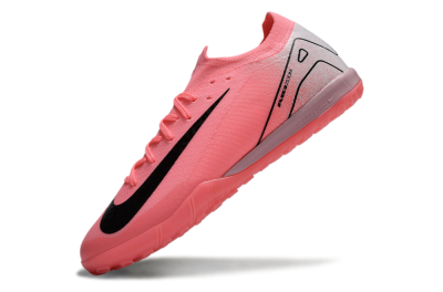 Nike Air Zoom Mercurial Vapor 16 Elite TF Low-Tops Soccer Shoes - Pink/Black/Silver