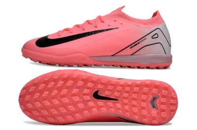 Nike Air Zoom Mercurial Vapor 16 Elite TF Low-Tops Soccer Shoes - Pink/Black/Silver