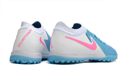 Nike Phantom GX 2 Elite TF Low-Tops Soccer Shoes - Blue/White/Pink