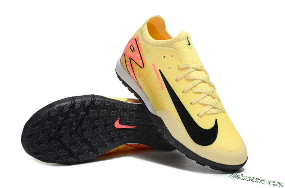 Nike Air Zoom Mercurial Vapor 16 Elite TF Low-Tops Soccer Shoes - Yellow/Black/Red 3