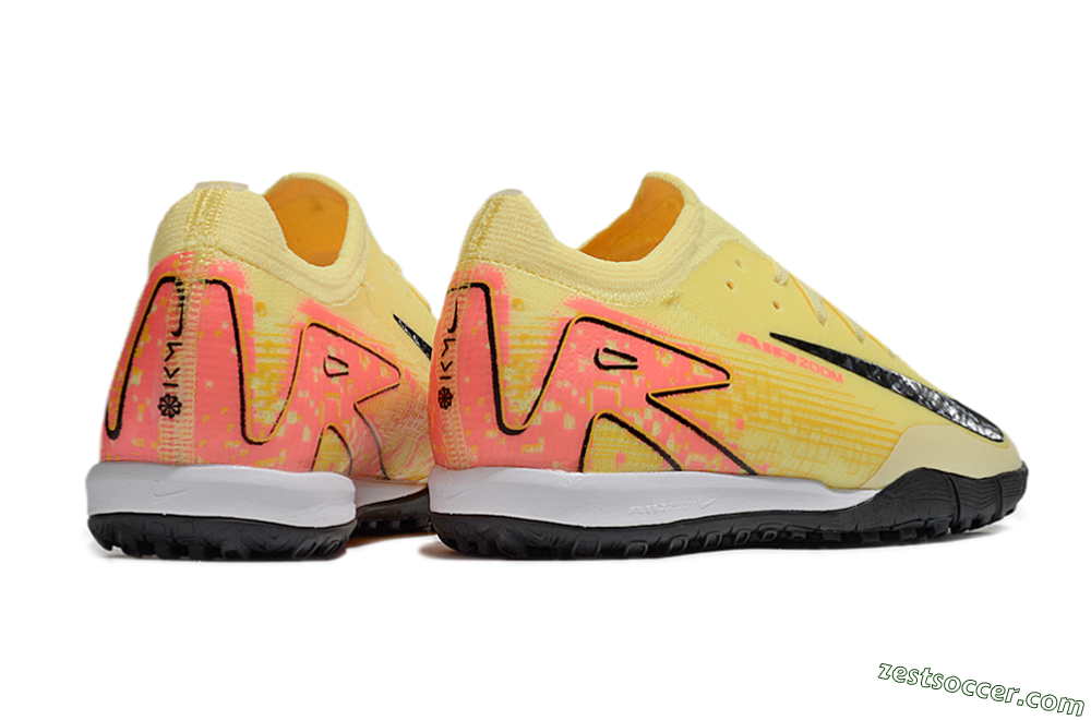 Nike Air Zoom Mercurial Vapor 16 Elite TF Low-Tops Soccer Shoes - Yellow/Black/Red 6