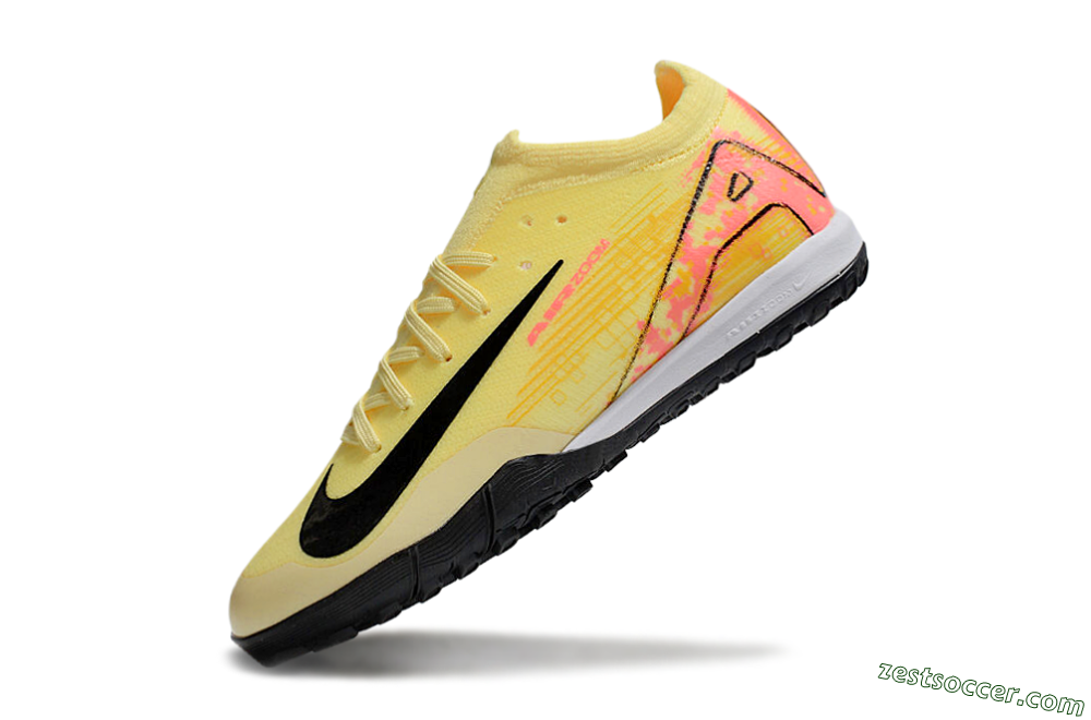 Nike Air Zoom Mercurial Vapor 16 Elite TF Low-Tops Soccer Shoes - Yellow/Black/Red 5
