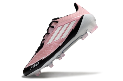 Messi x Adidas F50 Elite FG Low-Tops Soccer Cleats - Pink/Black/White