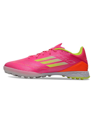 Adidas F50 Pro TF Low-Tops Soccer Shoes - Pink/Yellow/White