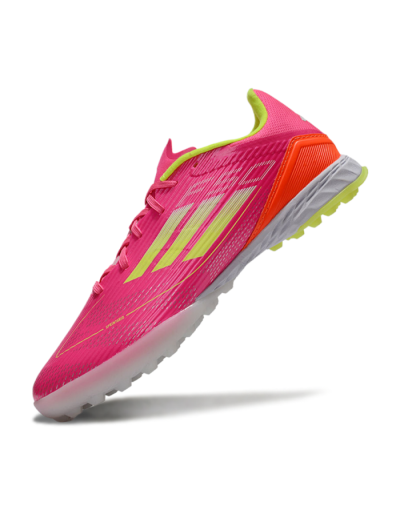 Adidas F50 Pro TF Low-Tops Soccer Shoes - Pink/Yellow/White