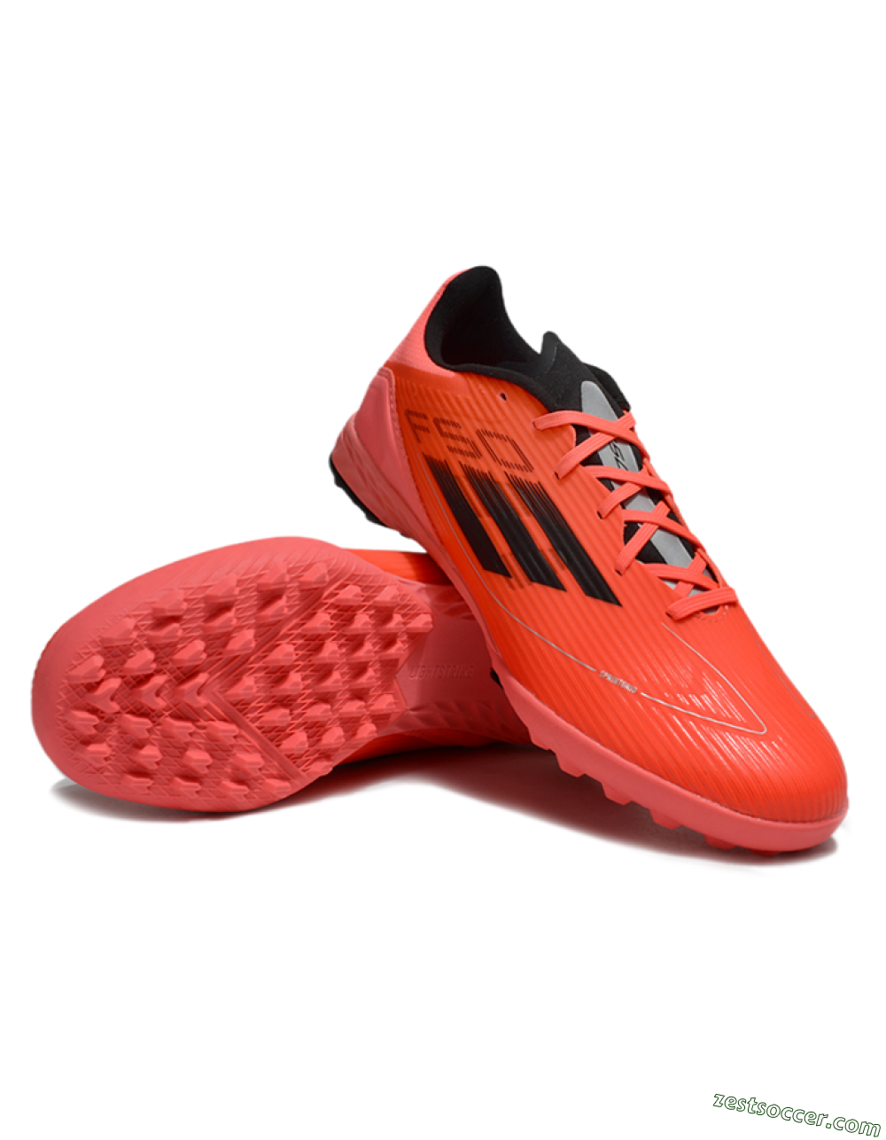 Adidas F50 Pro TF Low-Tops Soccer Shoes - Red/Black 3