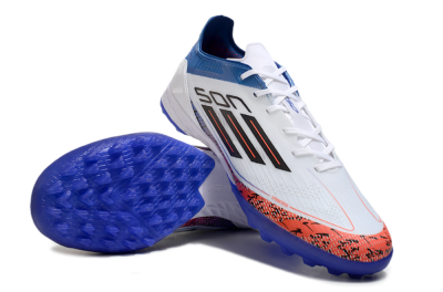 Adidas F50 Pro TF Low-Tops Soccer Shoes - White/Red/Blue