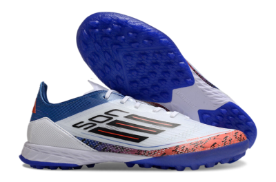 Adidas F50 Pro TF Low-Tops Soccer Shoes - White/Red/Blue