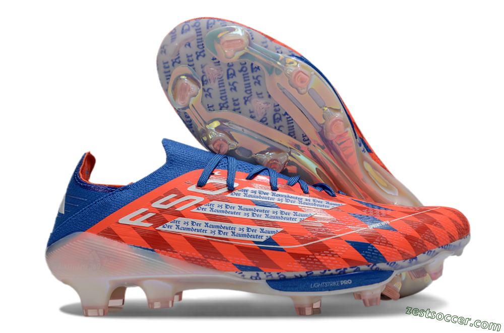 Adidas F50+ Lightstrike Pro Elite FG Low-Tops Soccer Cleats - Red/White/Blue 0