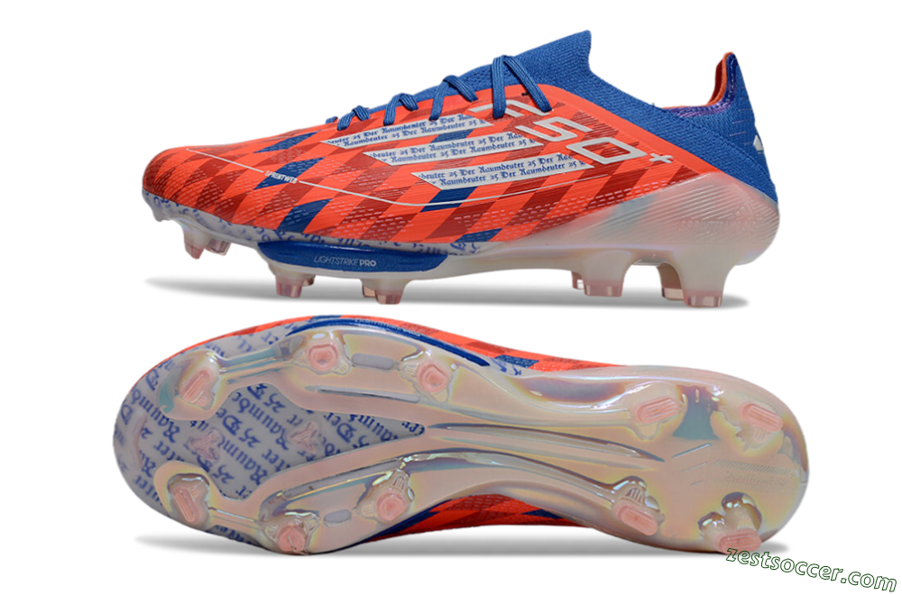 Adidas F50+ Lightstrike Pro Elite FG Low-Tops Soccer Cleats - Red/White/Blue 1