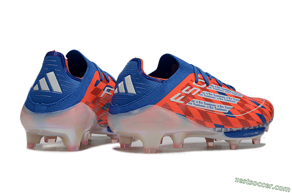 Adidas F50+ Lightstrike Pro Elite FG Low-Tops Soccer Cleats - Red/White/Blue 6