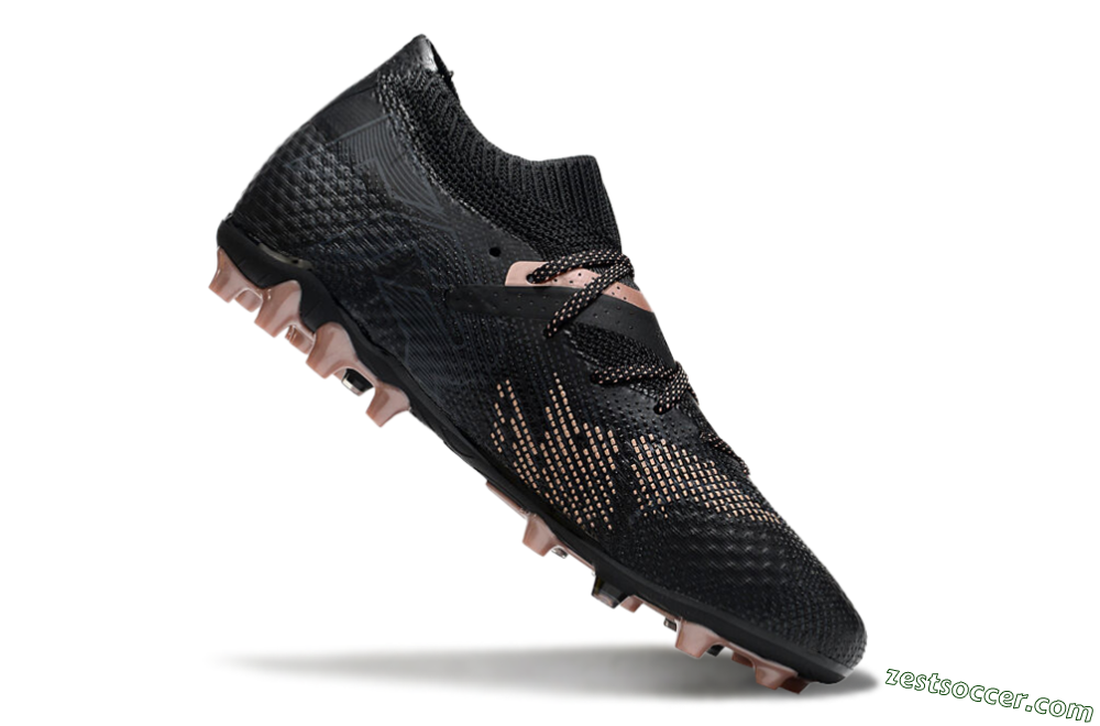 Puma Future Ultimate MG Low-Tops Soccer Cleats - Black/Pink 4