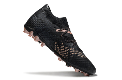 Puma Future Ultimate MG Low-Tops Soccer Cleats - Black/Pink