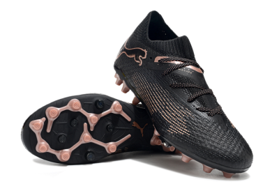 Puma Future Ultimate MG Low-Tops Soccer Cleats - Black/Pink