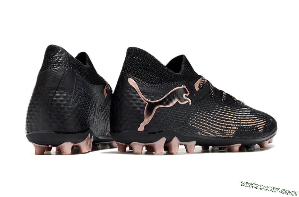 Puma Future Ultimate MG Low-Tops Soccer Cleats - Black/Pink 6
