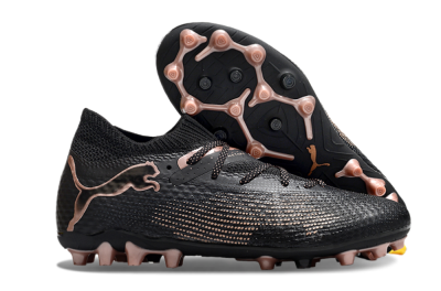 Puma Future Ultimate MG Low-Tops Soccer Cleats - Black/Pink