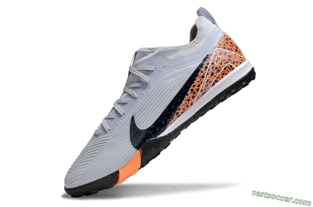 Nike Air Zoom Mercurial Vapor 16 Pro TF Low-Tops Soccer Shoes - Grey/Black/Leopard 5