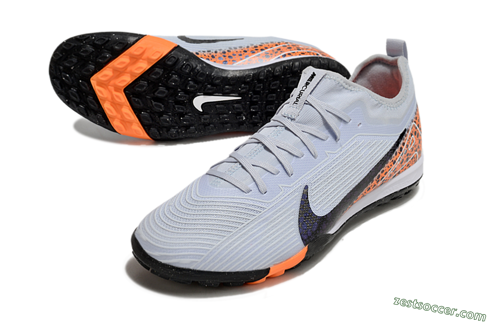 Nike Air Zoom Mercurial Vapor 16 Pro TF Low-Tops Soccer Shoes - Grey/Black/Leopard 3