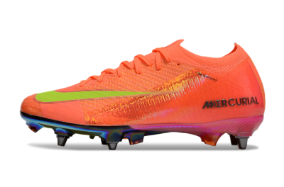 Nike Air Zoom Mercurial Vapor 16 Elite SG Low-Tops Soccer Cleats - Red/Yellow/Gold