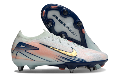 Nike Air Zoom Mercurial Vapor 16 Elite SG Low-Tops Soccer Cleats - Jade/Gold/Blue