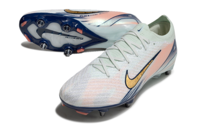 Nike Air Zoom Mercurial Vapor 16 Elite SG Low-Tops Soccer Cleats - Jade/Gold/Blue