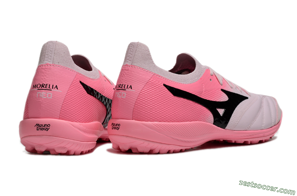 Mizuno Morelia Neo Sala M8 TF Low-Tops Soccer Shoes - Pink/Black 6