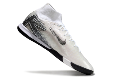 Nike Air Zoom Mercurial Superfly 10 Elite IC High-Tops Soccer Shoes - Beige/Black/White