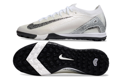 Nike Air Zoom Mercurial Vapor 16 Elite TF Low-Tops Soccer Shoes - Beige/Black/White