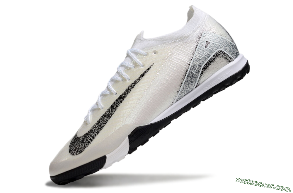 Nike Air Zoom Mercurial Vapor 16 Elite TF Low-Tops Soccer Shoes - Beige/Black/White 5