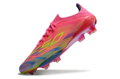 Adidas F50 Lightstrike Pro Elite FG Low-Tops Soccer Cleats - Red/Yellow/Blue