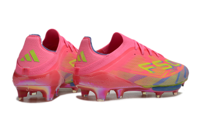 Adidas F50 Lightstrike Pro Elite FG Low-Tops Soccer Cleats - Red/Yellow/Blue