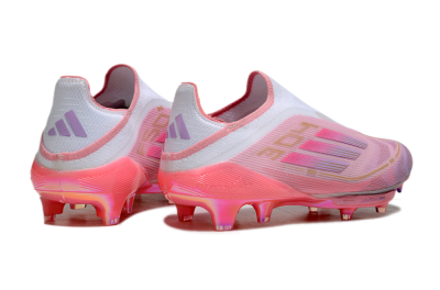 Adidas F50+ Lightstrike Elite Laceless 304 FG Low-Tops Soccer Cleats - Pink/Purple/Gold
