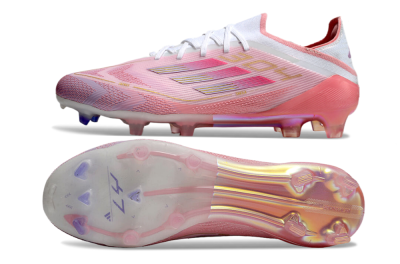 Adidas F50 Elite FG Low-Tops Soccer Cleats - Purple/White/Pink