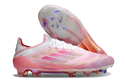 Adidas F50 Elite FG Low-Tops Soccer Cleats - Purple/White/Pink