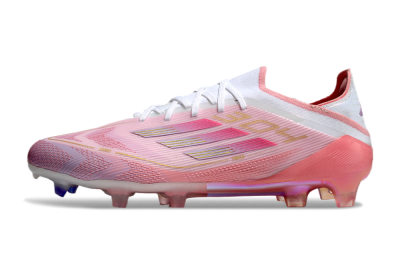 Adidas F50 Elite FG Low-Tops Soccer Cleats - Purple/White/Pink