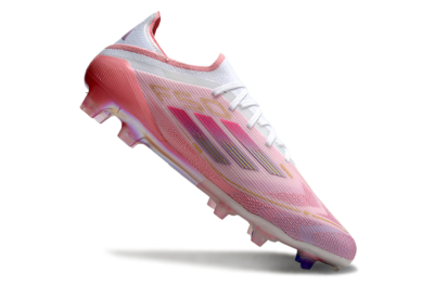 Adidas F50 Elite FG Low-Tops Soccer Cleats - Purple/White/Pink