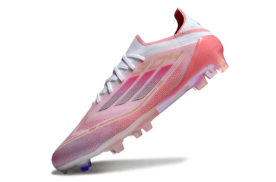 Adidas F50 Elite FG Low-Tops Soccer Cleats - Purple/White/Pink