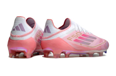 Adidas F50 Elite FG Low-Tops Soccer Cleats - Purple/White/Pink